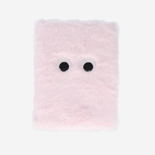 Flying Tiger Copenhagen Pembe Peluş Kapaklı Defter