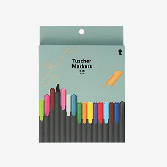 Flying Tiger Copenhagen 16'lı Fosforlu Kalem Seti