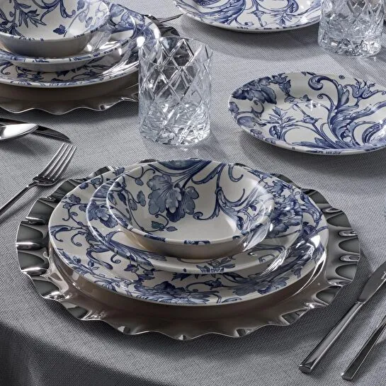 Jumbo New Leaf 24 Parça 6 Kişilik Yemek Takımı