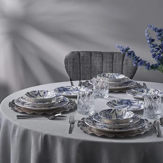 Jumbo New Leaf 24 Parça 6 Kişilik Yemek Takımı