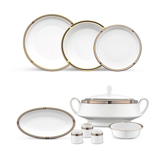 Jumbo Venüs 60 Parça 12 Kişilik Yemek Takımı