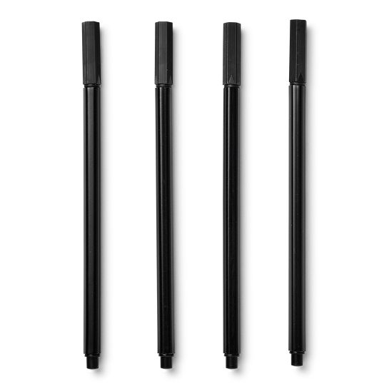 Flying Tiger Copenhagen 4'lü Siyah Tükenmez Kalem