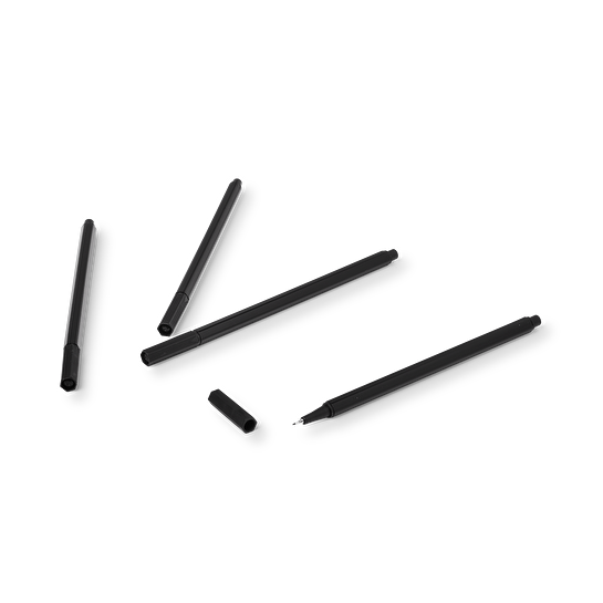 Flying Tiger Copenhagen 4'lü Siyah Tükenmez Kalem