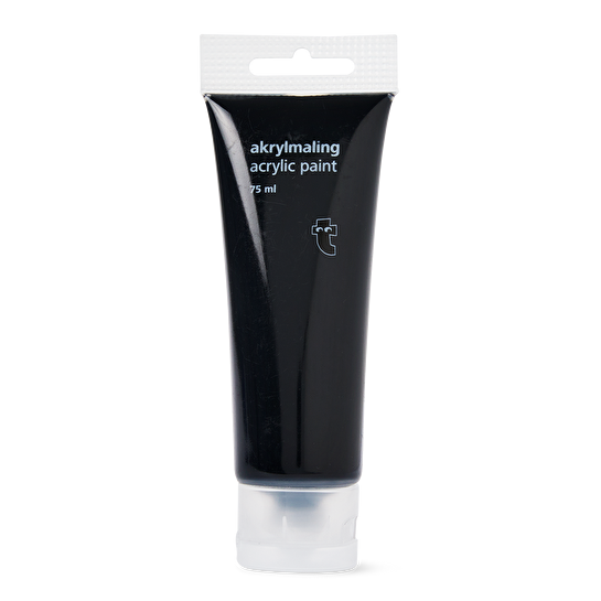 Flying Tiger Copenhagen Su Bazlı Siyah Akrilik Boya