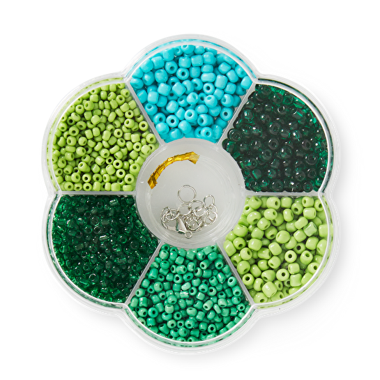 Flying Tiger Copenhagen Yeşil Cam Boncuk Seti