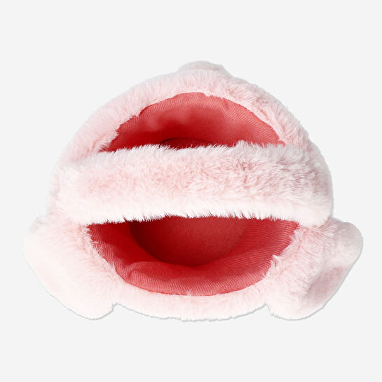 Flying Tiger Copenhagen Pembe Peluş Tavşan Şeklinde Sepet