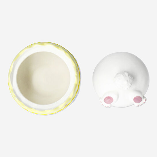 Flying Tiger Copenhagen Yumurta Şeklinde Kapaklı Seramik Kavanoz