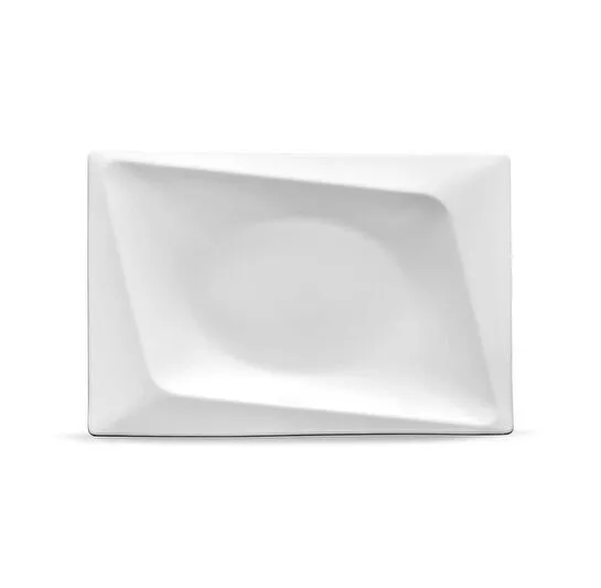 Jumbo Fold Platin 58 Parça 12 Kişilik Kare Yemek Takımı