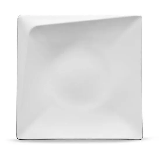 Jumbo Fold Platin 58 Parça 12 Kişilik Kare Yemek Takımı