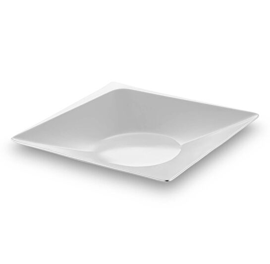 Jumbo Fold Platin 58 Parça 12 Kişilik Kare Yemek Takımı