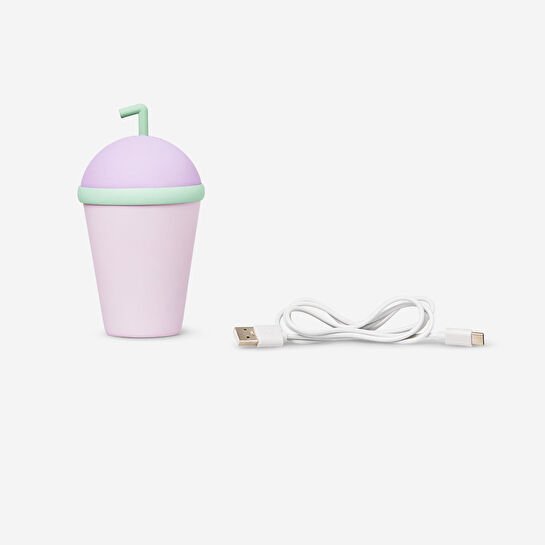 Flying Tiger Copenhagen Bubble Tea Şeklinde Mor Lamba 14,5 cm