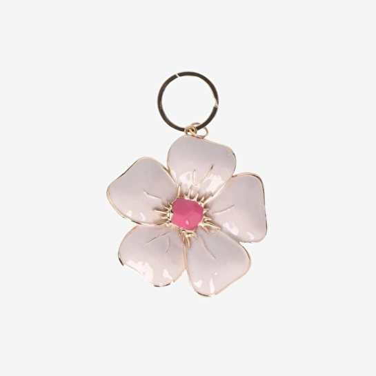 Flying Tiger Copenhagen Büyük Kiraz Çiçeği Şeklinde Açık Pembe Anahtarlık