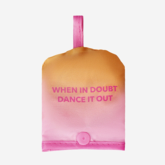 Flying Tiger Copenhagen Pembe Turuncu Katlanabilir Yuvarlak Yelpaze