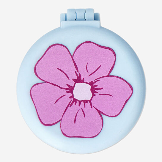 Flying Tiger Copenhagen Çiçek Desenli Katlanabilir Aynalı Tarak