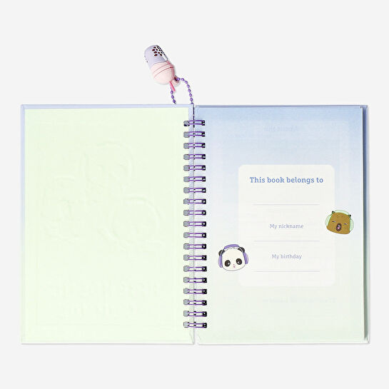 Flying Tiger Copenhagen Spiralli Arkadaşlık Günlüğü 13 cm x 18 cm