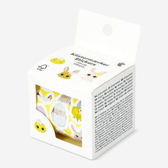 Flying Tiger Copenhagen Tavşanlı Kutuda Hayvan Temalı Sticker Seti