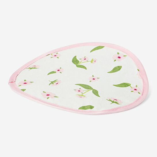 Flying Tiger Copenhagen Çiçek Desenli Çantalı Katlanabilir Yuvarlak Yelpaze