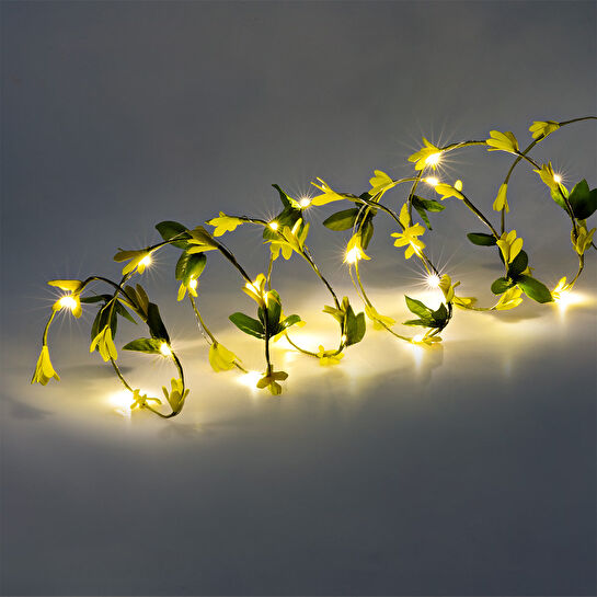 Flying Tiger Copenhagen Sarı Çiçekli Led Işık 230 cm