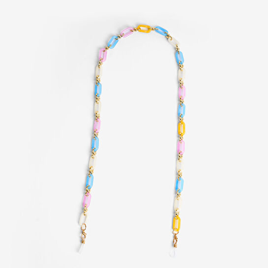 Flying Tiger Copenhagen Çok Renkli Büyük Halkalı Gözlük Zinciri