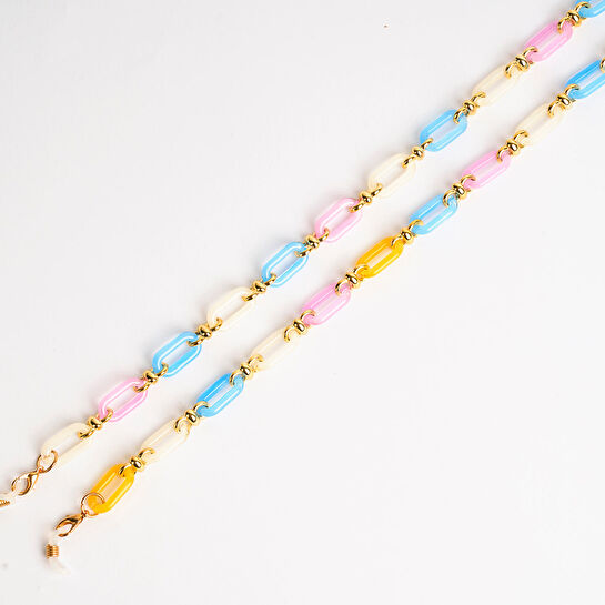 Flying Tiger Copenhagen Çok Renkli Büyük Halkalı Gözlük Zinciri