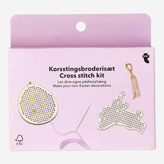 Flying Tiger Copenhagen Kendin Yap Nakışlı Paskalya Süsleri