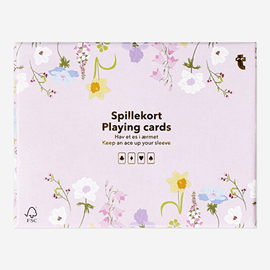 Flying Tiger Copenhagen Çiçek Desenli İskambil Kağıdı Seti