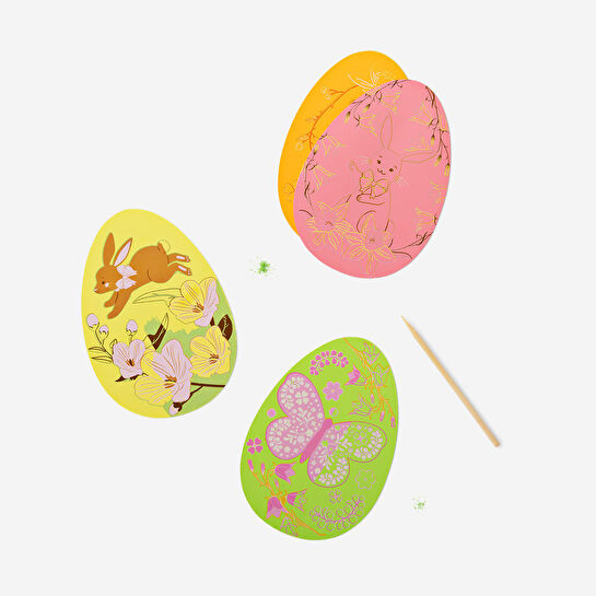 Flying Tiger Copenhagen Paskalya Yumurtası Şeklinde Kazı Kazan Kartı