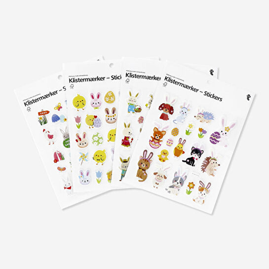 Flying Tiger Copenhagen Paskalya Temalı Dokulu Sticker Seti