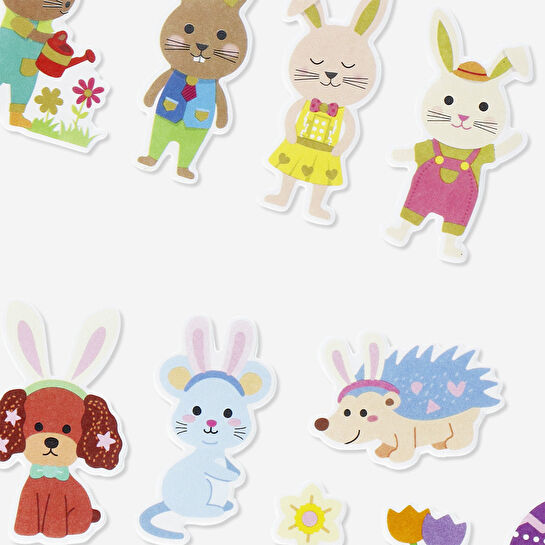 Flying Tiger Copenhagen Paskalya Temalı Dokulu Sticker Seti