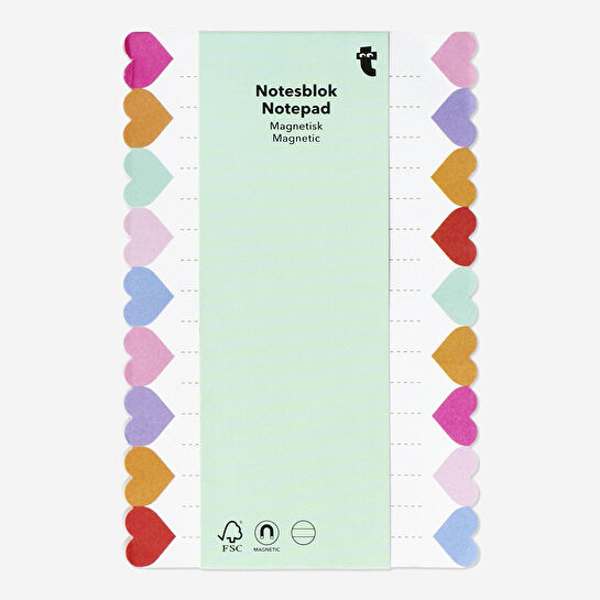 Flying Tiger Copenhagen Çok Renkli Kalpli Not Kağıdı