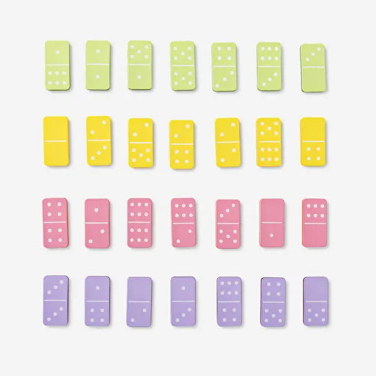 Flying Tiger Copenhagen Çok Renkli Akrilik Domino Seti