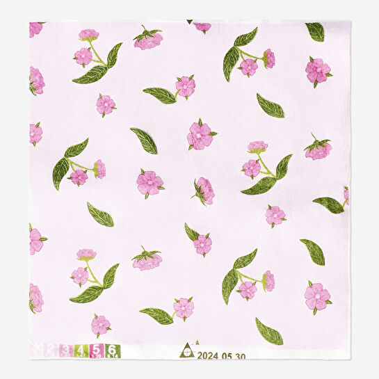 Flying Tiger Copenhagen 4'lü Pembe Kiraz Çiçeği Desenli Mutfak Bezi Seti