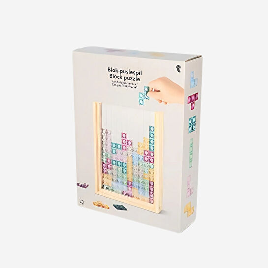 Flying Tiger Copenhagen Çerçeveli 3D Tetris Yapboz