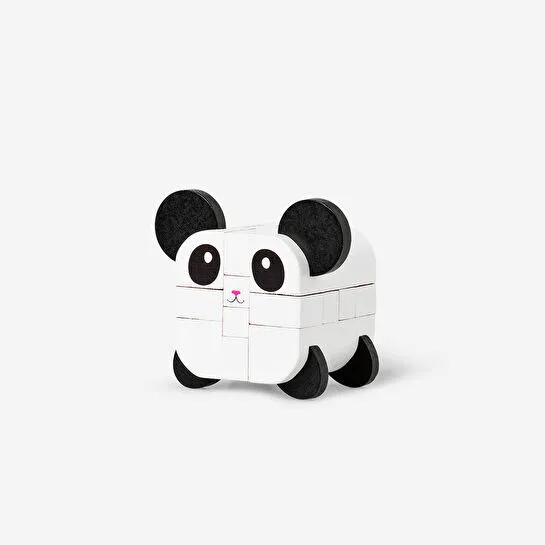 Flying Tiger Copenhagen Panda Şeklinde Ahşap 3D Yapboz