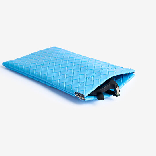 Flying Tiger Copenhagen Saç Örgü Dokulu Mavi Gözlük Kılıfı