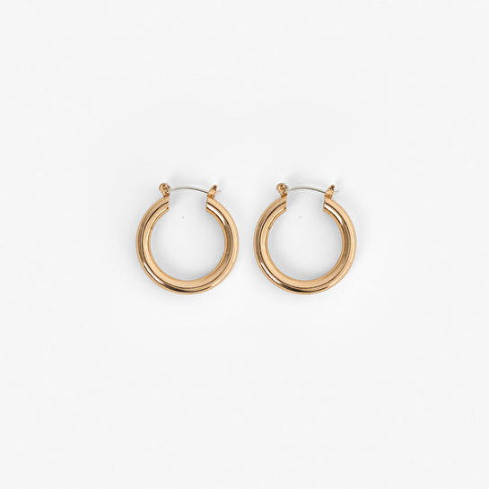 Flying Tiger Copenhagen Gold Kalın Halka Küpe