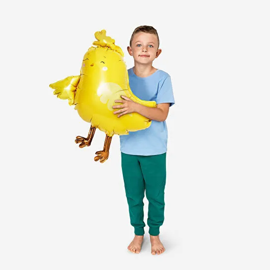 Flying Tiger Copenhagen Sarı Civciv Şeklinde Parlak Balon 81 cm
