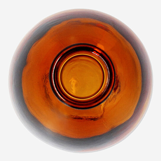 Flying Tiger Copenhagen Kahverengi Cam Vazo 7,5 cm x 11,5 cm