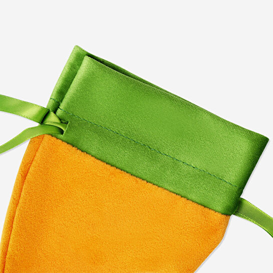 Flying Tiger Copenhagen 2'li Havuç Şeklinde Turuncu Büzgülü Çanta