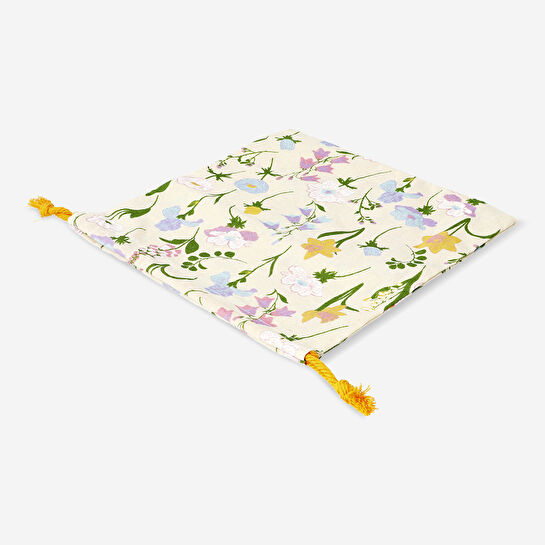 Flying Tiger Copenhagen Bahar Çiçekleri Desenli Pamuklu Hediye Çantası