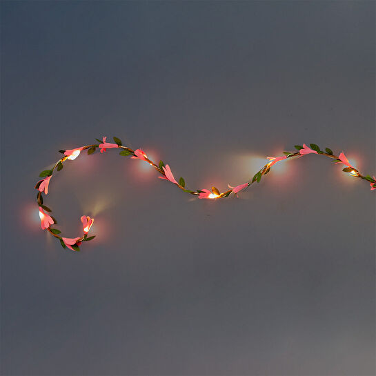 Flying Tiger Copenhagen 20'li Pembe Çiçekli LED Işık Zinciri 2,5 m