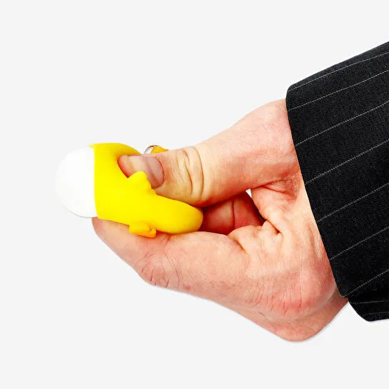 Flying Tiger Copenhagen Sarı Tavuk Şeklinde Yumuşak Anahtarlık