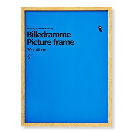 Flying Tiger Copenhagen Ahşap Görünümlü Çerçeve 30 cm x 40 cm