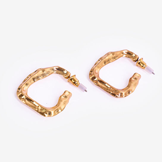 Flying Tiger Copenhagen Yarım Halka Gold Küpe