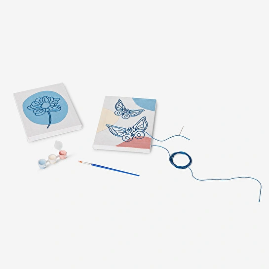 Flying Tiger Copenhagen Nakış ve Resim Yapmak İçin 2'li Tuval Seti