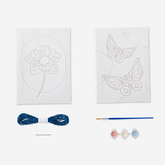 Flying Tiger Copenhagen Nakış ve Resim Yapmak İçin 2'li Tuval Seti