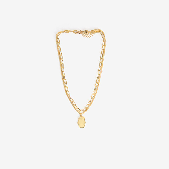 Flying Tiger Copenhagen Büyük Gold Zincir Kolye