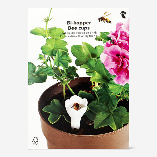 Flying Tiger Copenhagen 5'li Seramik Çiçek Şeklinde Arı Kapları