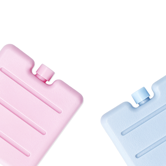 Flying Tiger Copenhagen 2'li Pembe Mavi Mini Soğutucu Seti