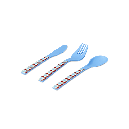 Flying Tiger Copenhagen 6'lı Plastik Çatal Kaşık Bıçak Seti